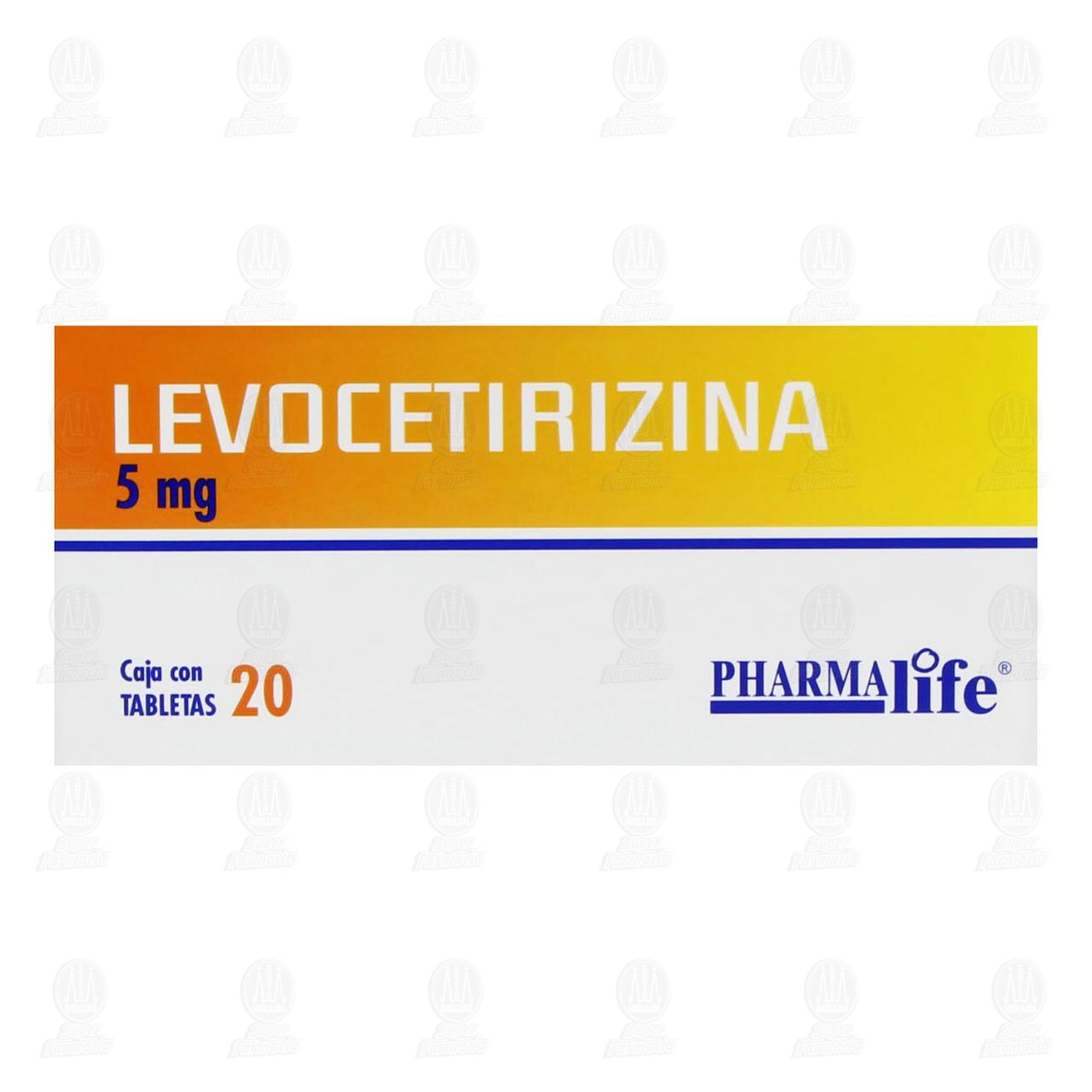 Levocetirizina 5 mg, 20 Tabletas Pharmalife. image number 1