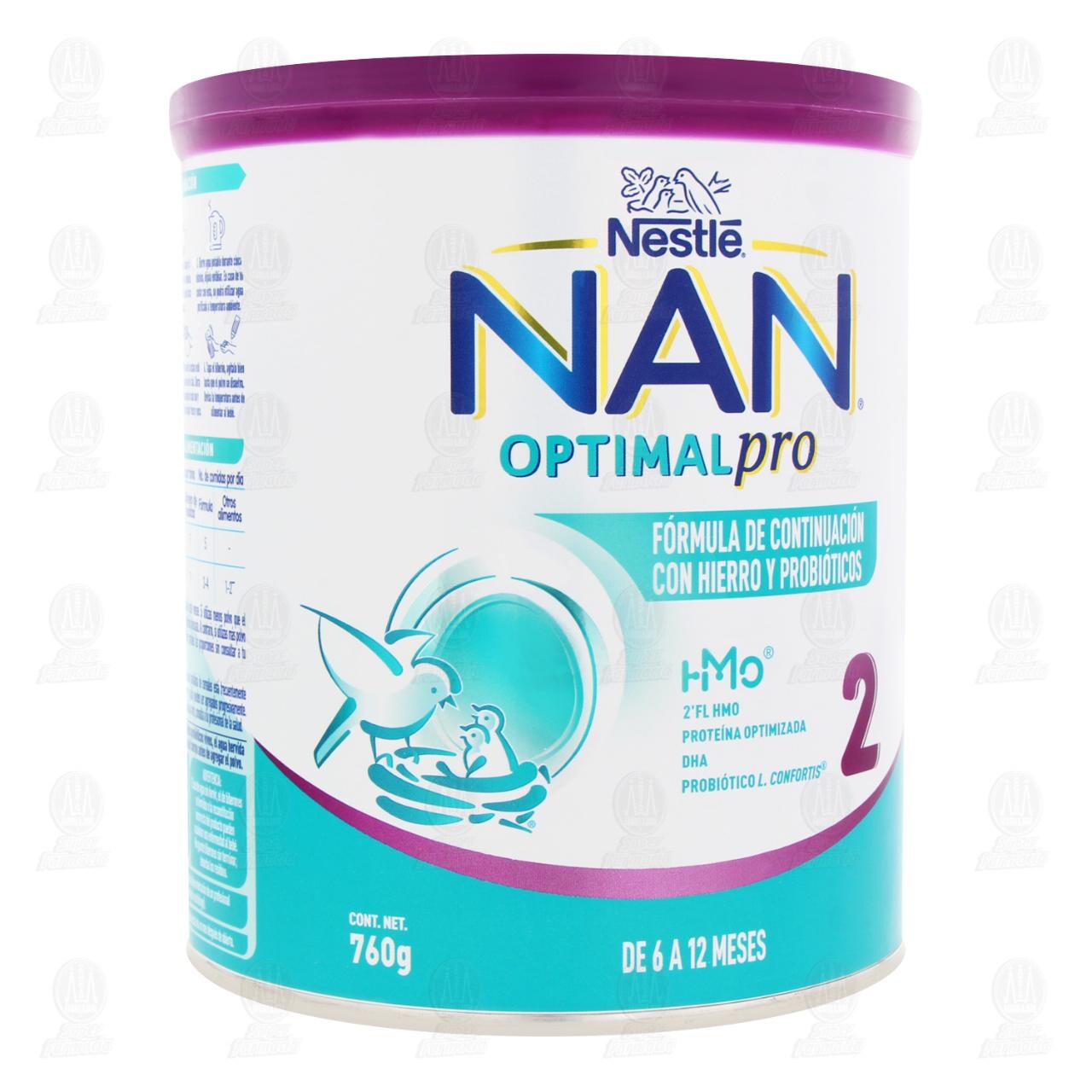 F&oacute;rmula Infantil NAN 2 Optimal Pro, 760 gr.