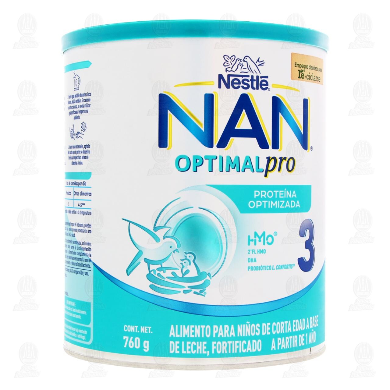 F&oacute;rmula Infantil NAN 3 Optimal Pro, 760 gr. image number 0