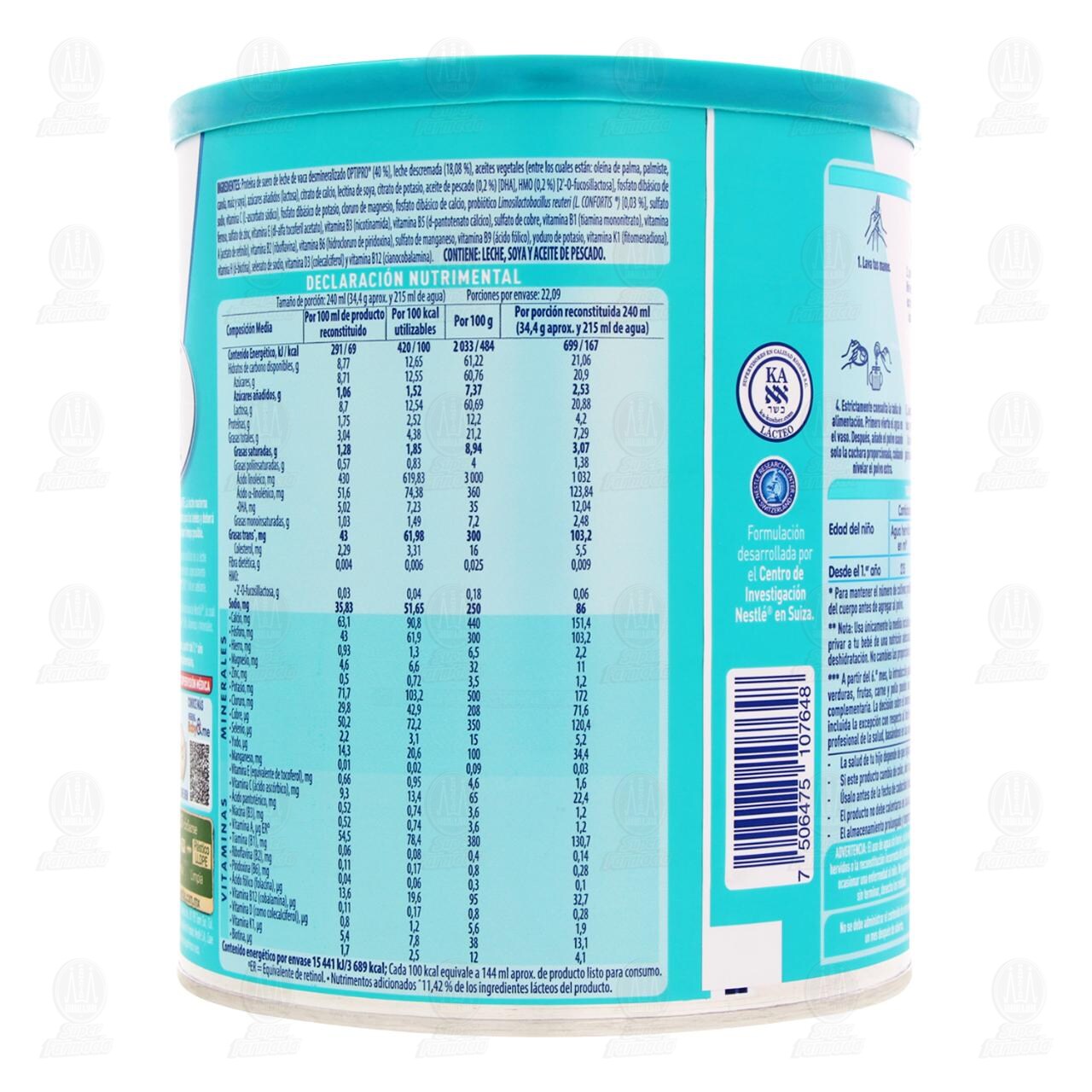 F&oacute;rmula Infantil NAN 3 Optimal Pro, 760 gr. image number 2