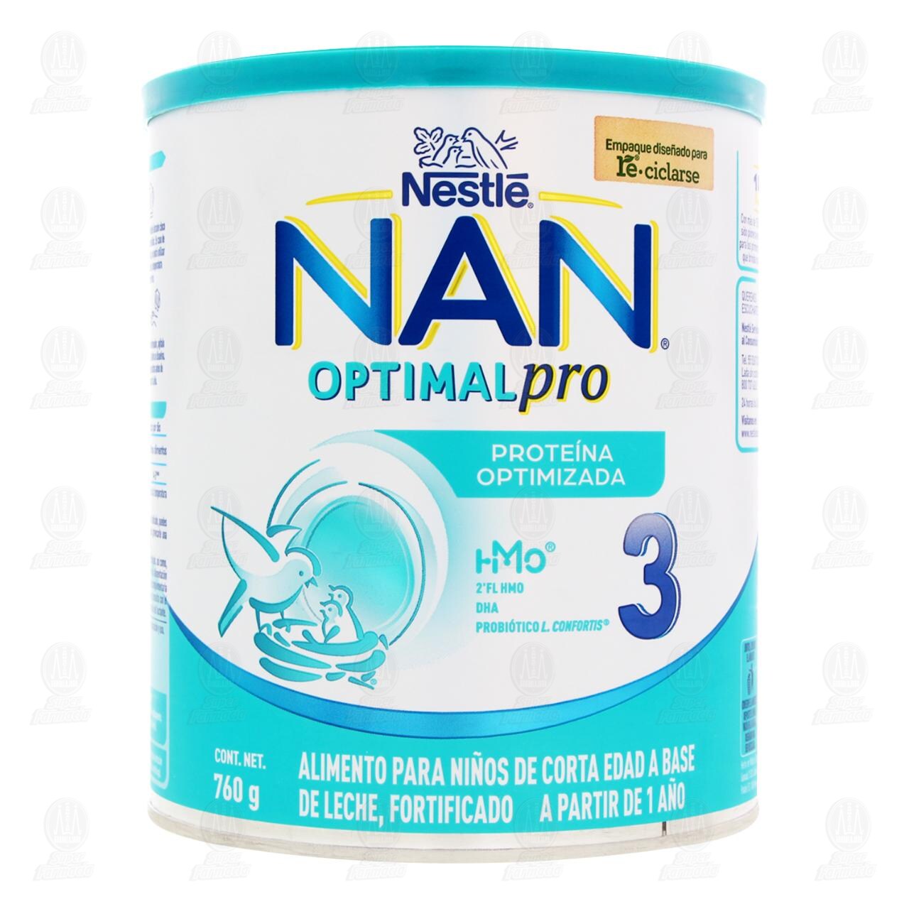 F&oacute;rmula Infantil NAN 3 Optimal Pro, 760 gr. image number 1