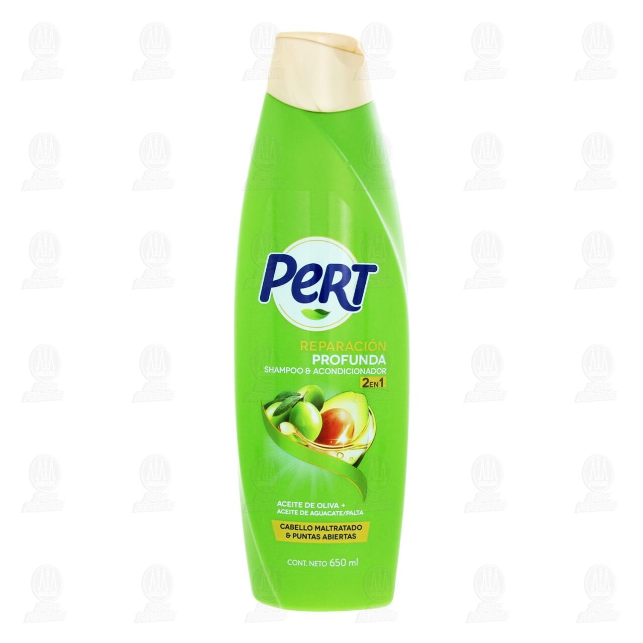 Shampoo y  Acondicionador Pert Reparaci&oacute;n Profunda 2 en 1, 650 ml. image number 1