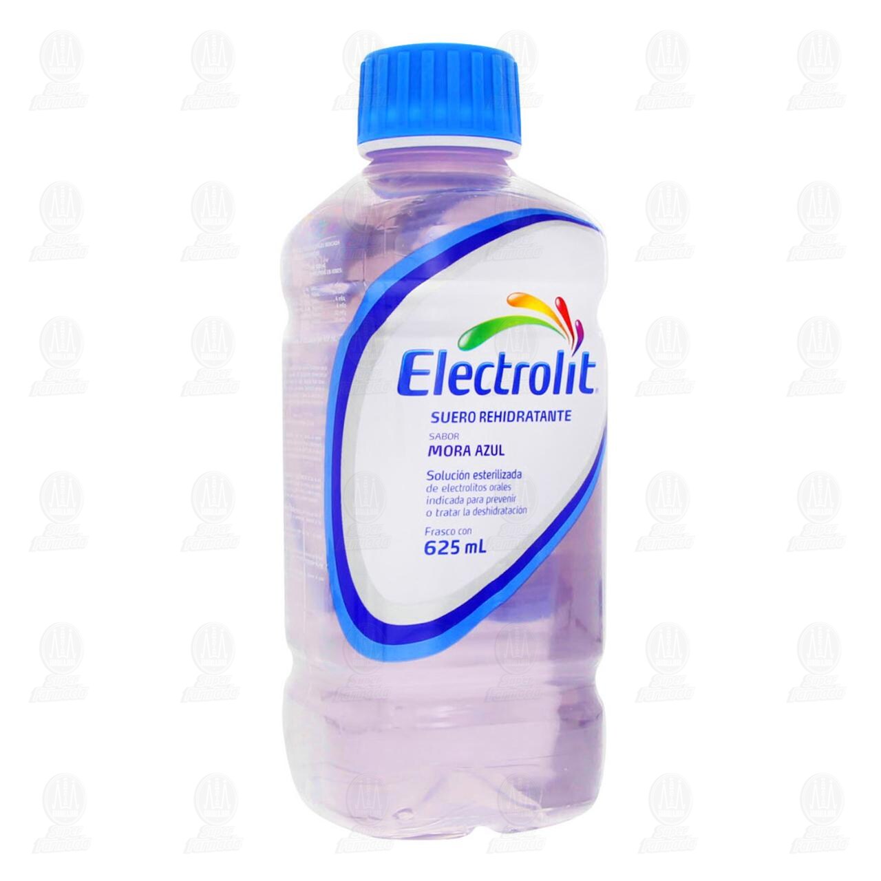 Suero Rehidratante Electrolit Sabor Mora Azul, 625 ml.