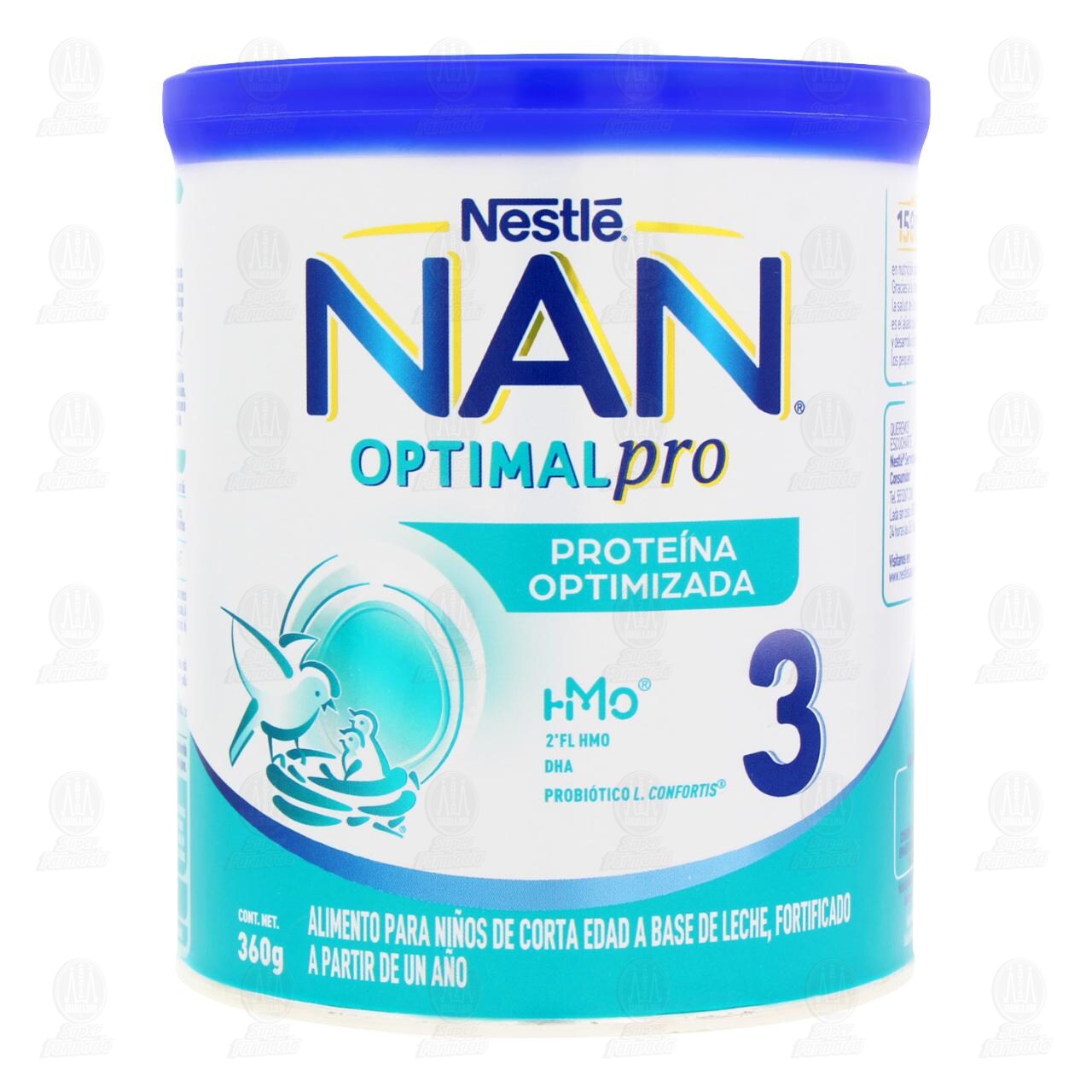 F&oacute;rmula Infantil NAN 3 Optimal Pro a partir de un A&ntilde;o, 360 gr. image number 1