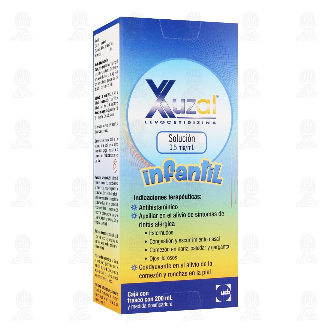 Xuzal Soluci&oacute;n Infantil 0.5 mg, 200 ml. image number 0
