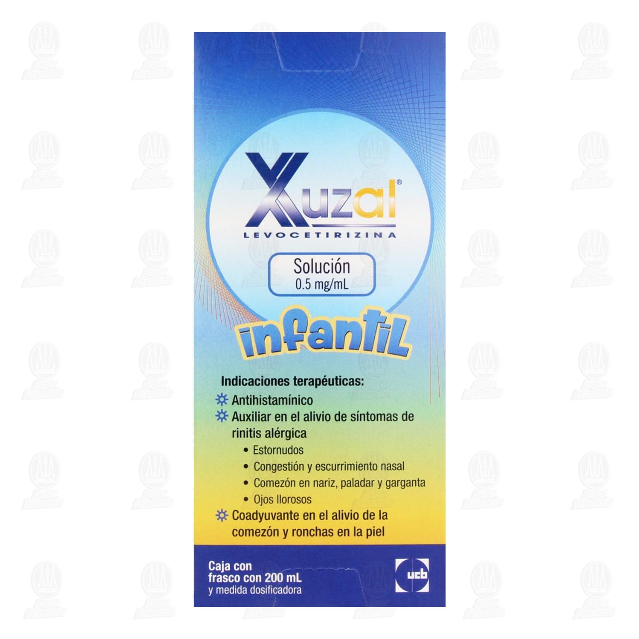 Xuzal Soluci&oacute;n Infantil 0.5 mg, 200 ml. image number 1
