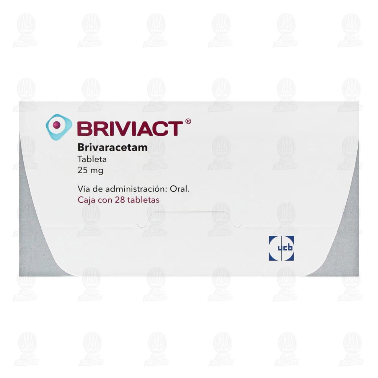 Briviact 25 mg, 28 Tabletas. image number 1