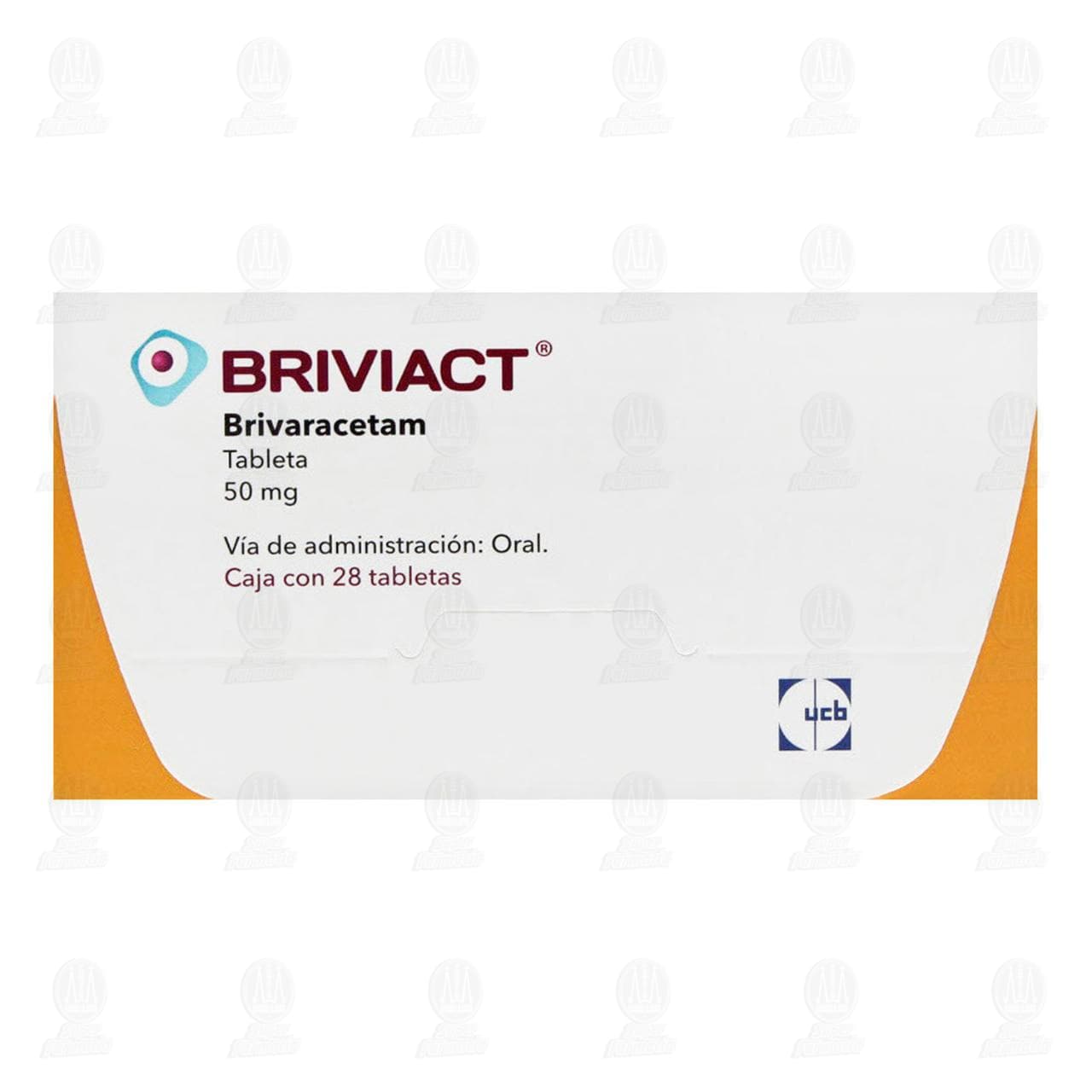 Briviact 50 mg, 28 Tabletas. image number 1
