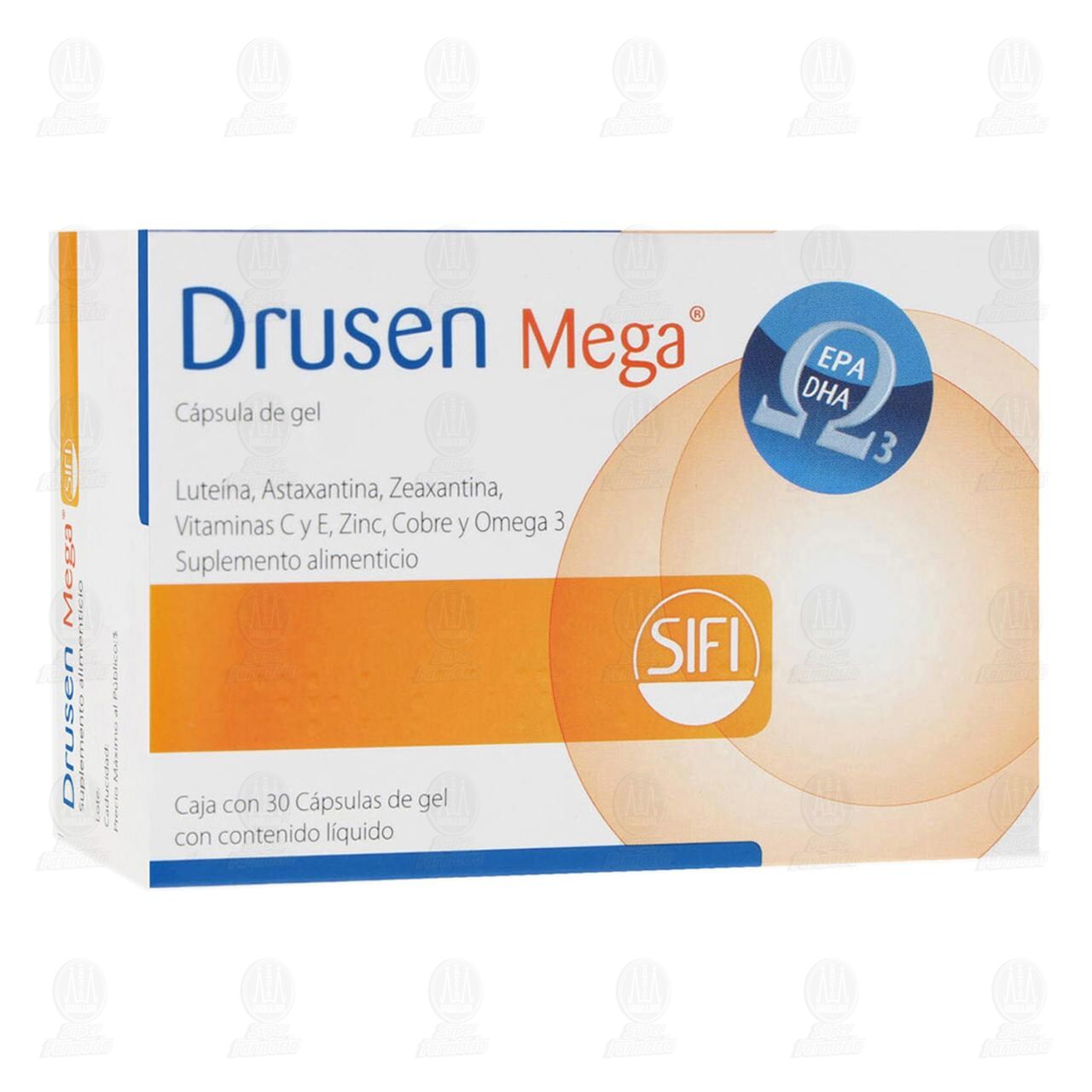 Drusen Mega, 30 Cápsulas.