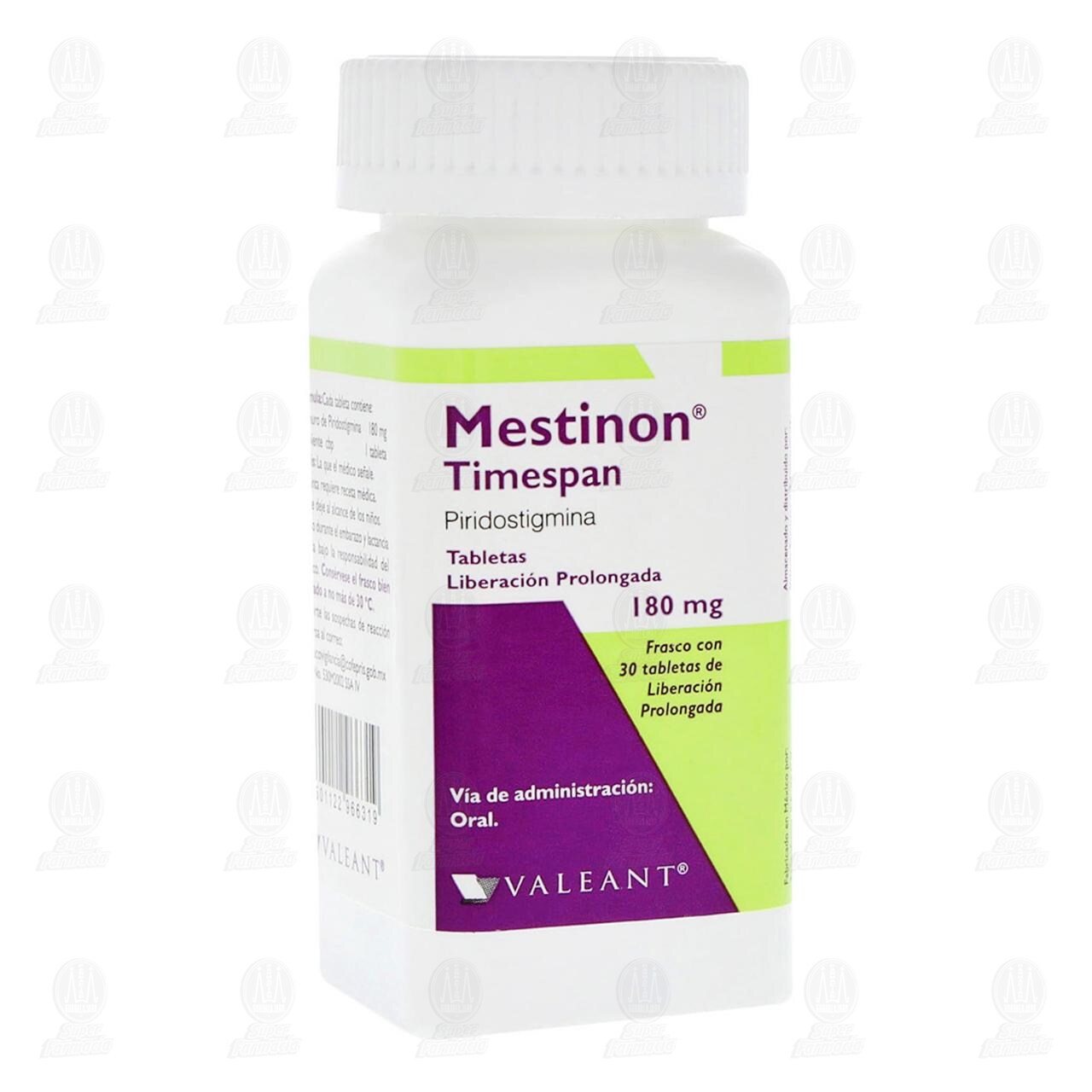 Mestinon Timespan 180 mg, 30 Tabletas.