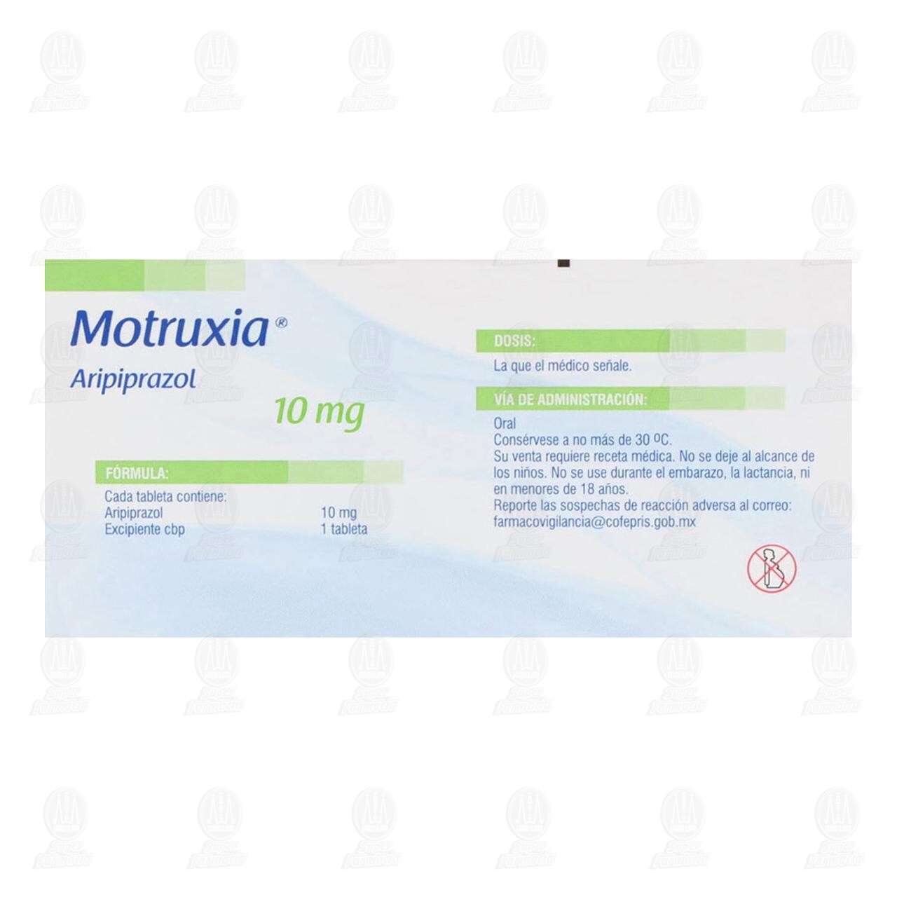 Motruxia 10mg, 10 Tabletas. image number 2