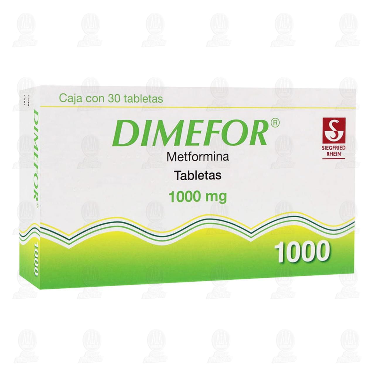 Imagen para Dimefor 1000 mg, 30 Tabletas.