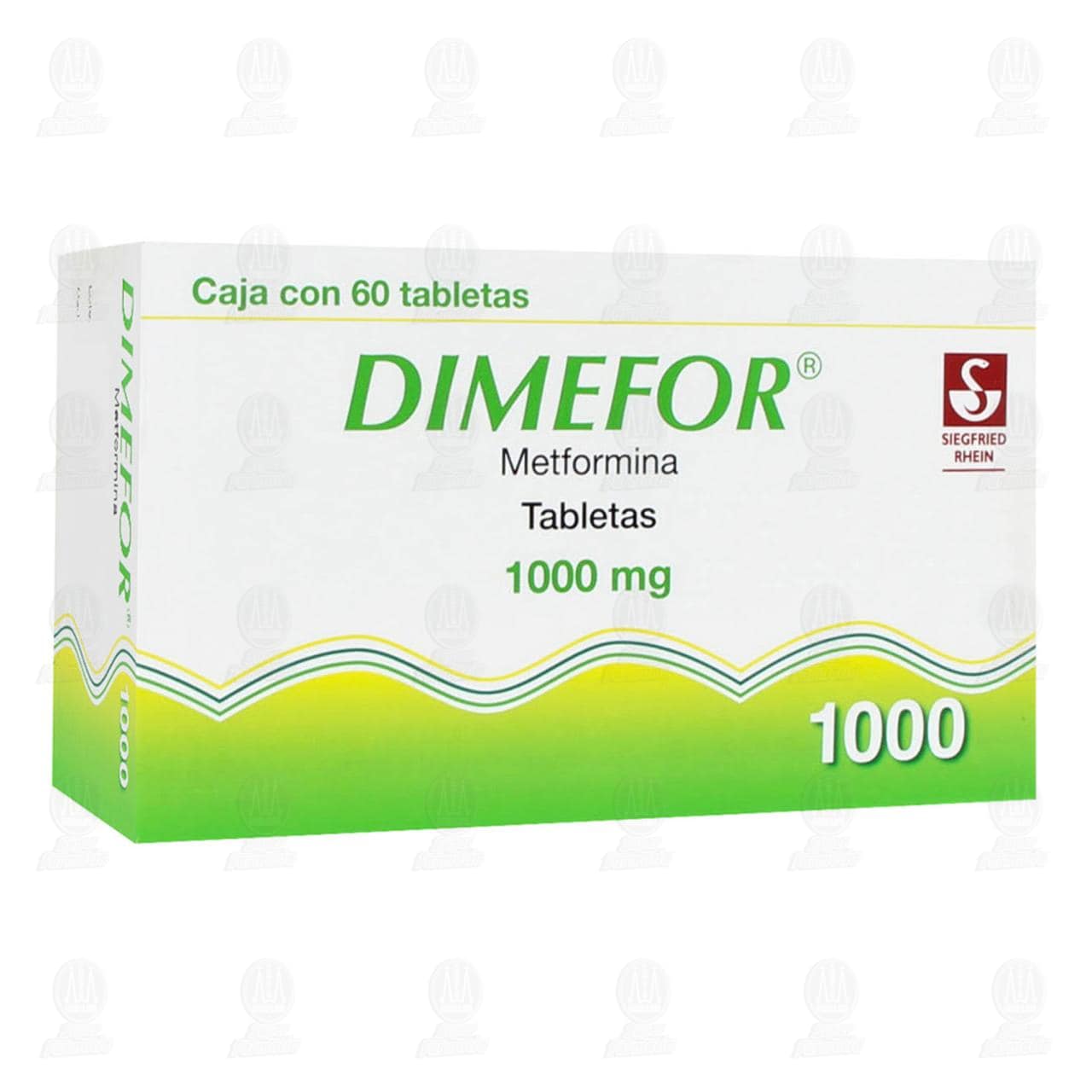Imagen para Dimefor 1000mg 60 Tabletas