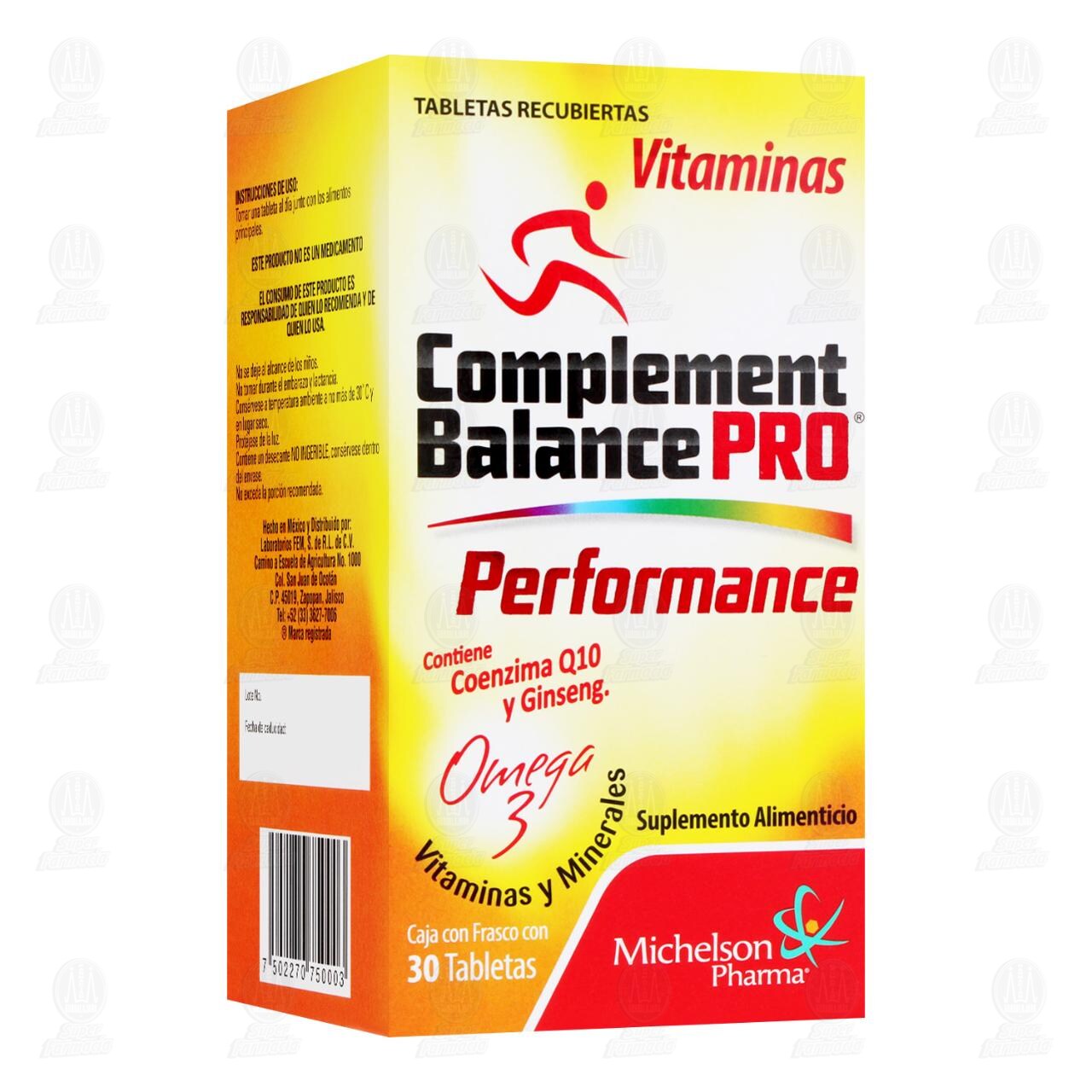 Complement Balance Pro Performance, 30 Tabletas. image number 0