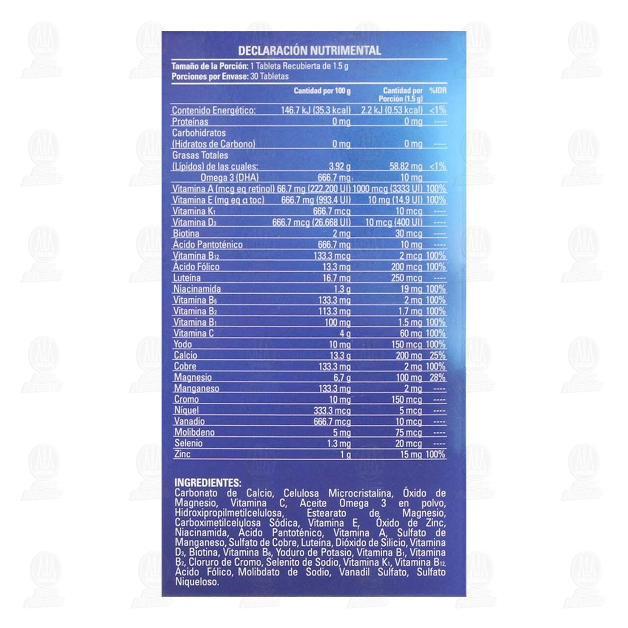 Complement Balance Pro Silver, 30 Tabletas. de COMPLEMENT BALANCE PRO ...