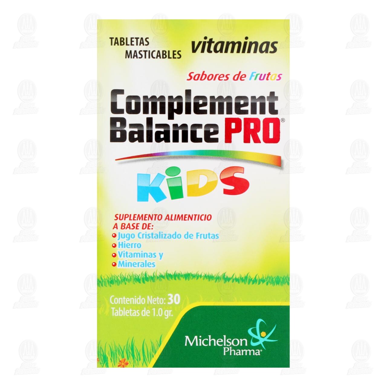 Complement Balance Pro Kids Sabores de Frutas, 30 Tabletas. image number 1