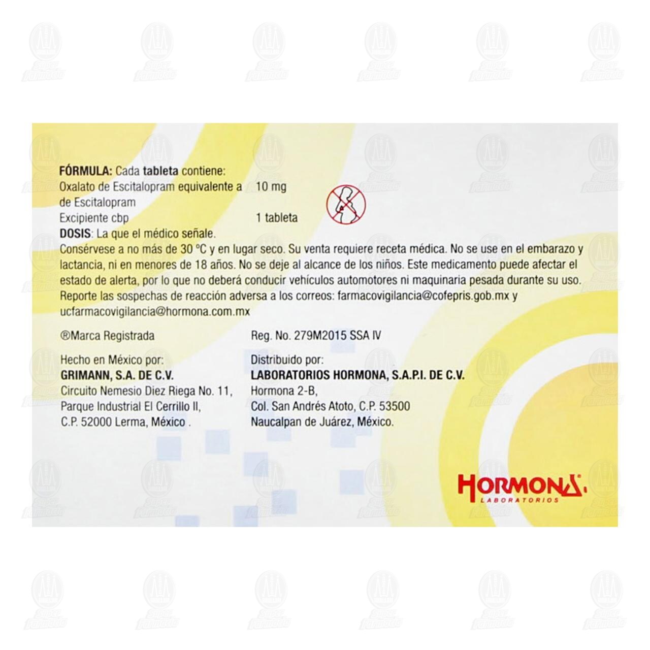 Afya 10 mg, 28 Tabletas. image number 2