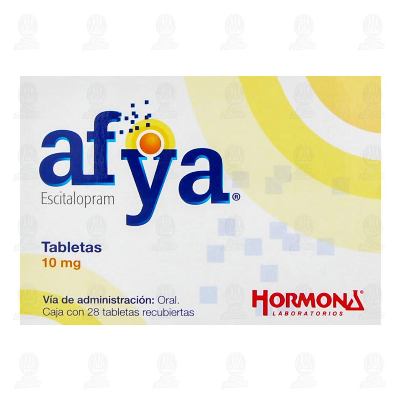 Afya 10 mg, 28 Tabletas. image number 1