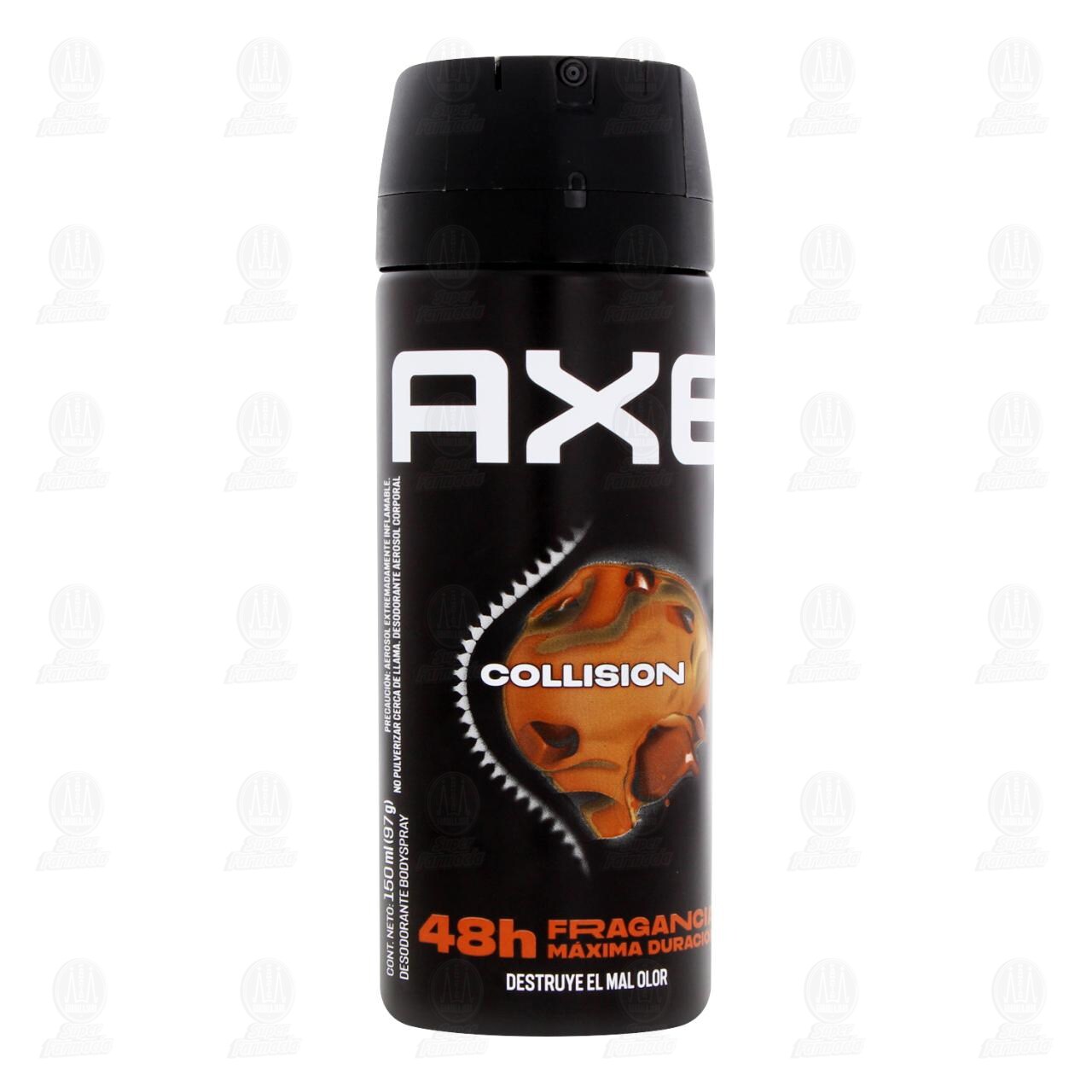 Desodorante Bodyspray Axe Collision 48H en Aerosol, 150 ml. image number 0