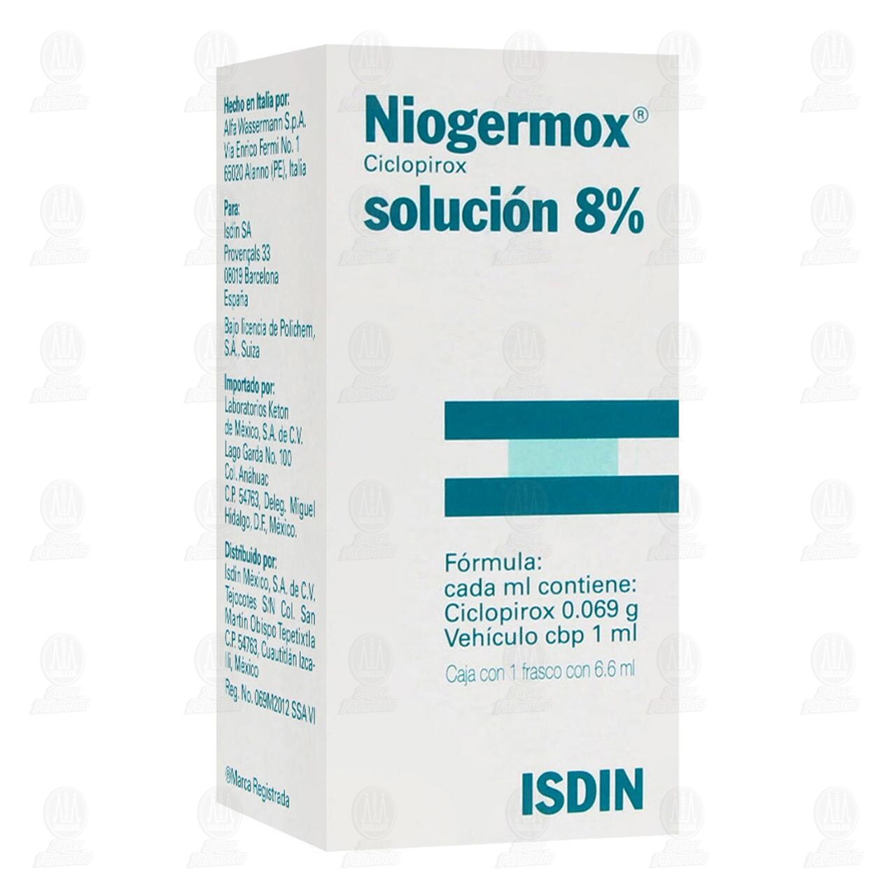 Isdin Niogermox Soluci&oacute;n 8%, 6.6 ml. image number 0