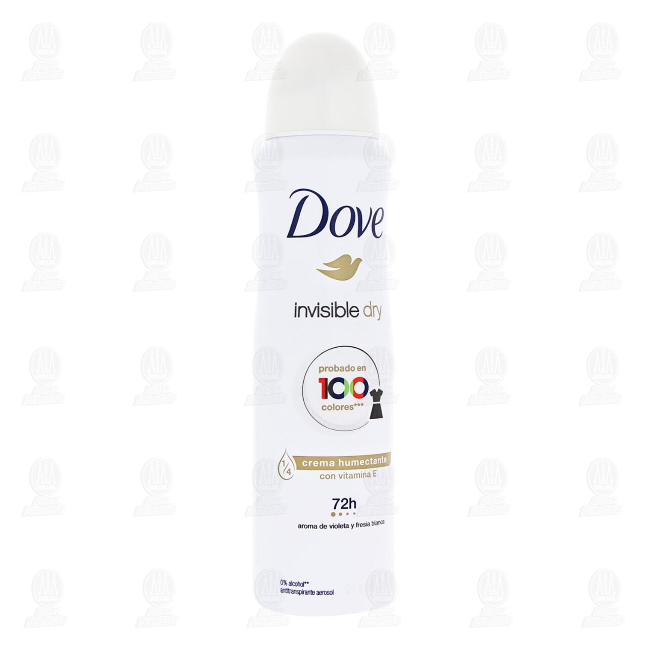 Antitranspirante Dove Invisible Dry en Aerosol, 150 ml. image number 0
