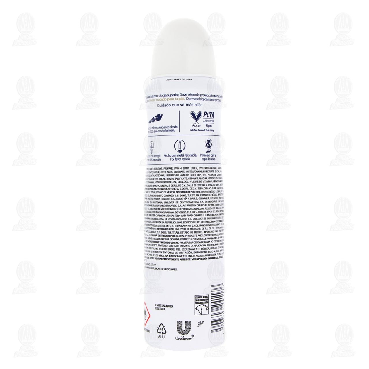 Antitranspirante Dove Invisible Dry en Aerosol, 150 ml. image number 2