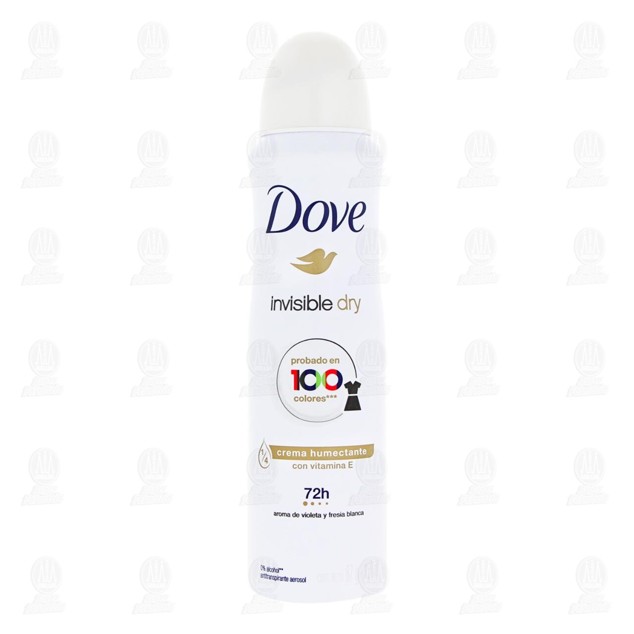 Antitranspirante Dove Invisible Dry en Aerosol, 150 ml. image number 1