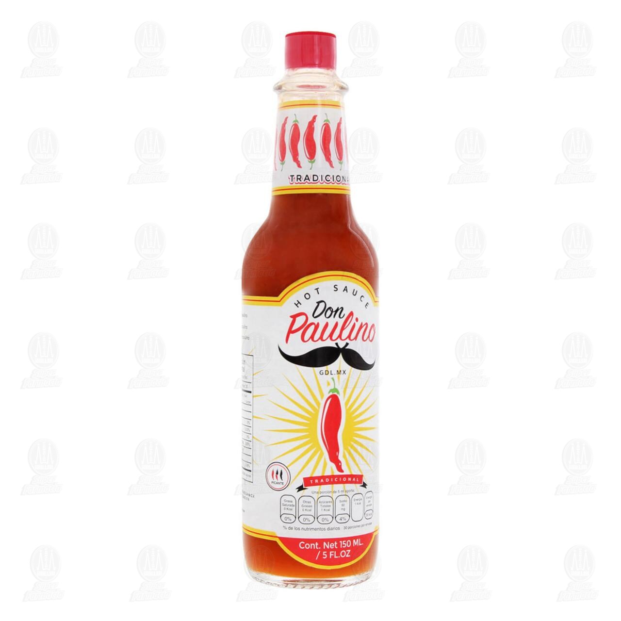 Salsa Picante Don Paulino Tradicional, 150 ml. image number 0