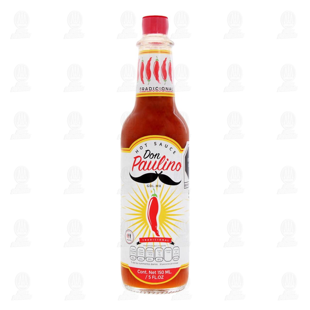 Salsa Picante Don Paulino Tradicional, 150 ml. image number 1