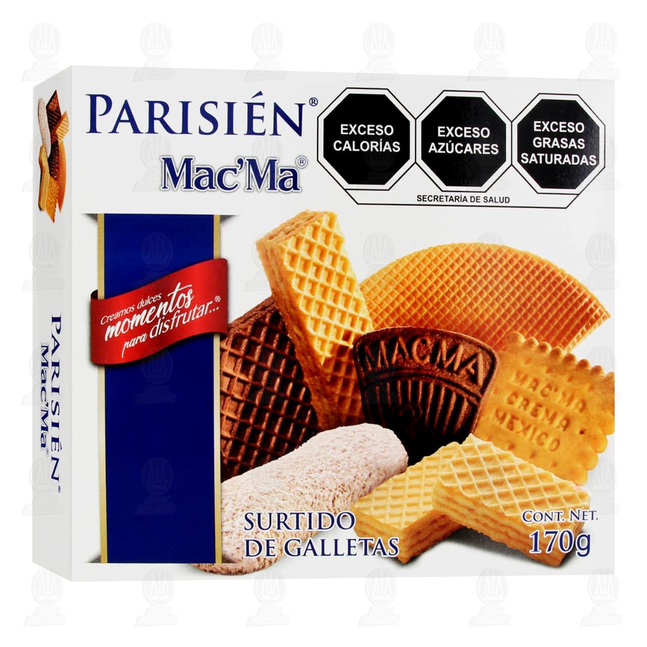 Imagen para Galletas Mac'Ma Parisién Surtidas, 170 gr.
