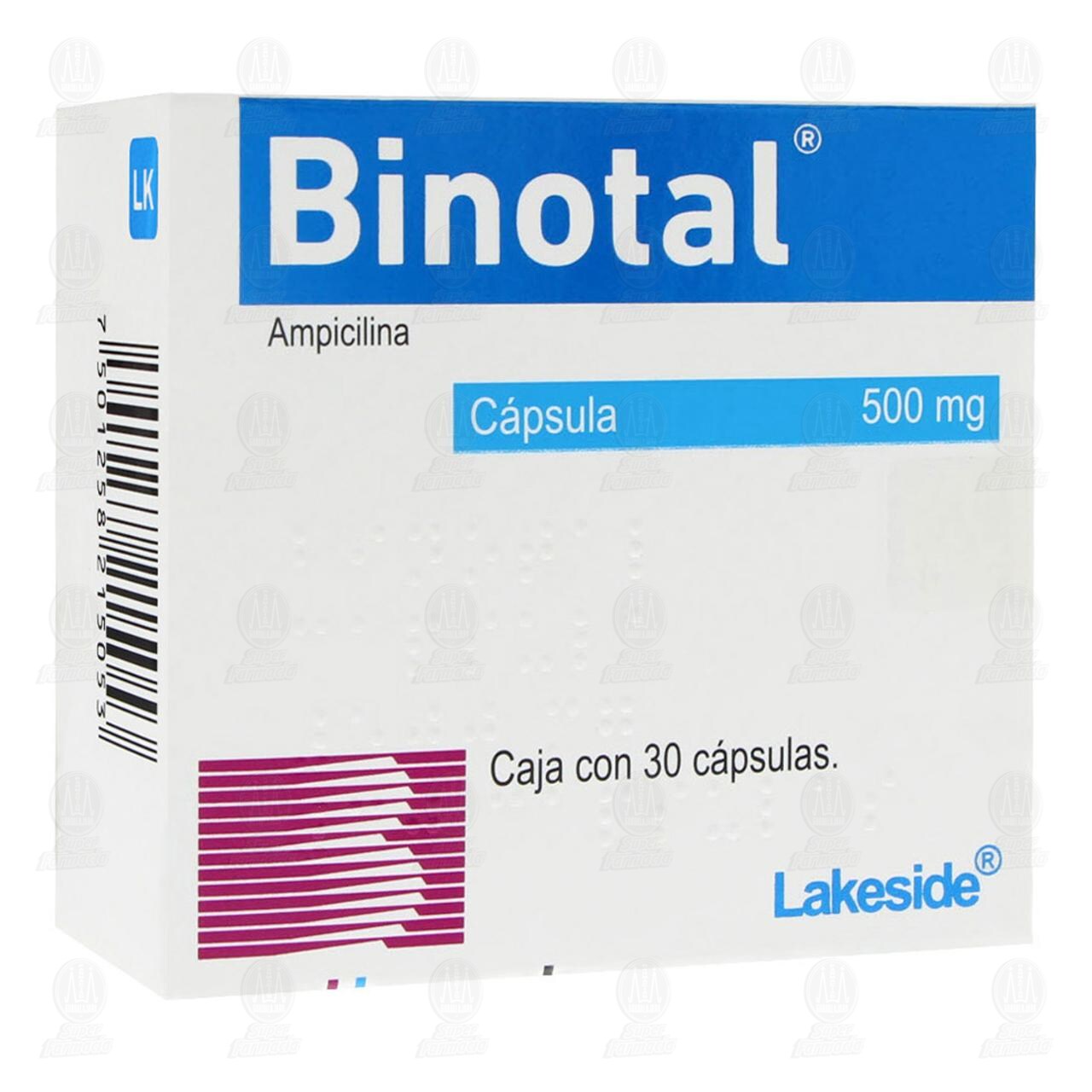 Binotal 500 mg, 30 C&aacute;psulas. image number 0