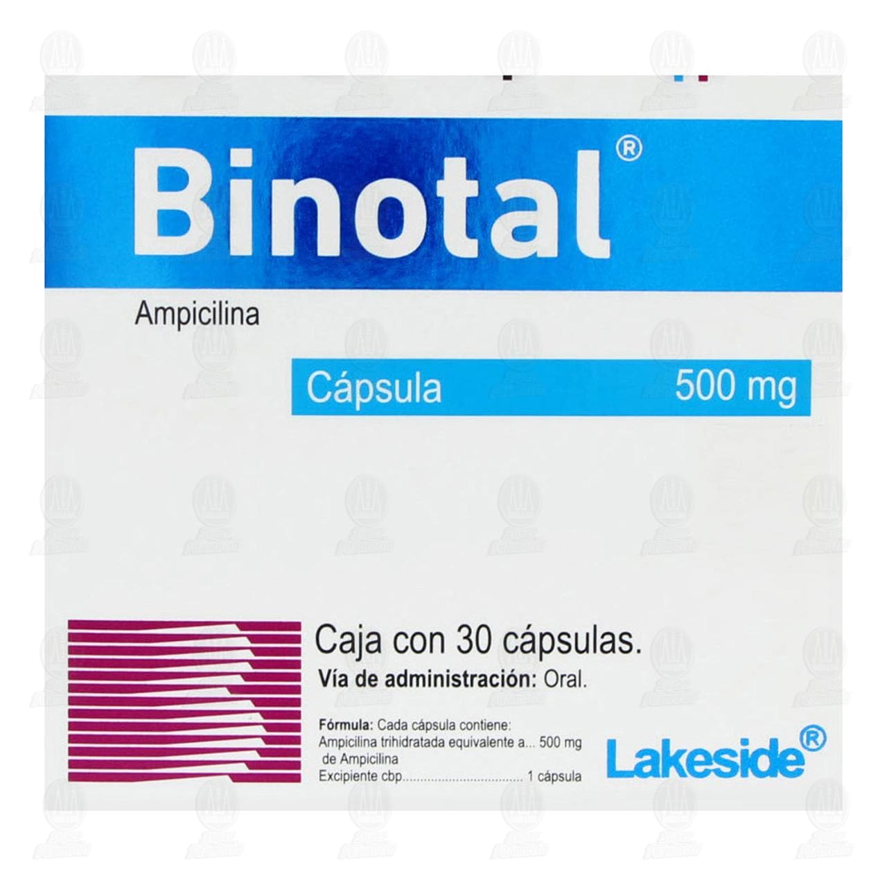 Binotal 500 mg, 30 C&aacute;psulas. image number 2