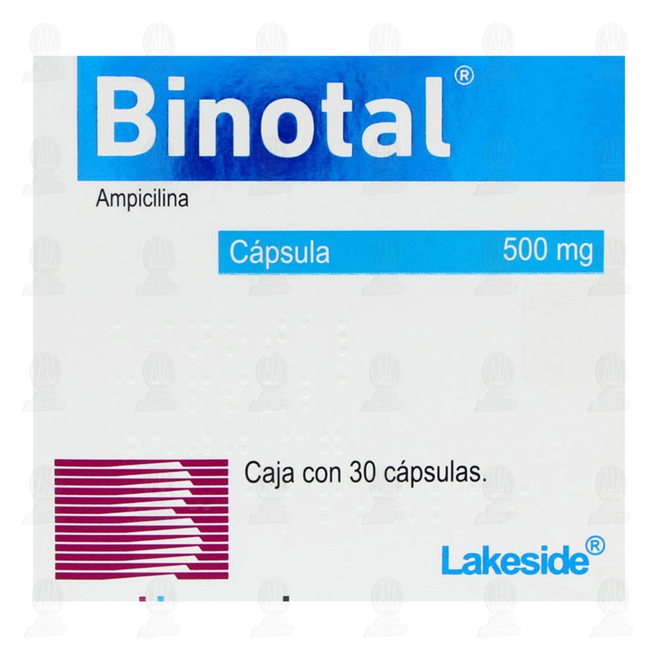 Binotal 500 mg, 30 C&aacute;psulas. image number 1