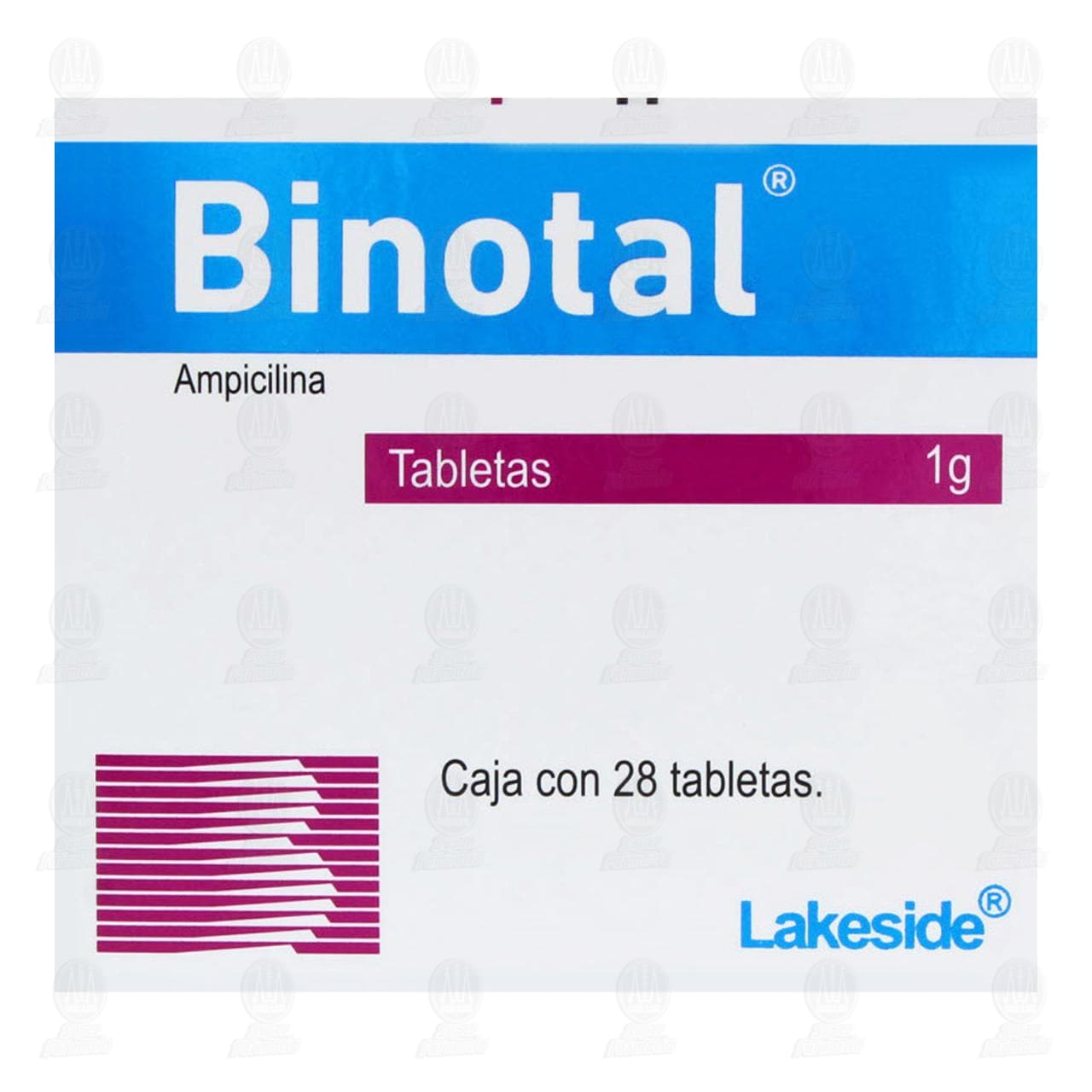 Binotal 1 gr, 28 Tabletas. image number 1