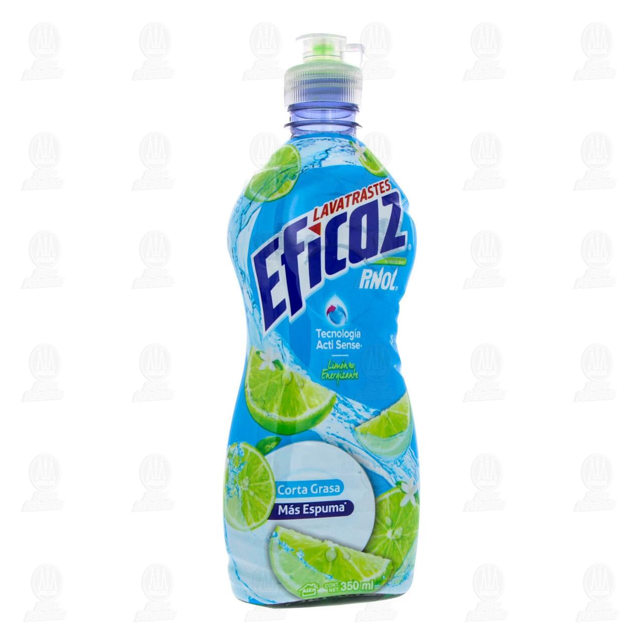 Lavatrastes Líquido Eficaz Pinol Limón Energizante, 350 ml. image number 0