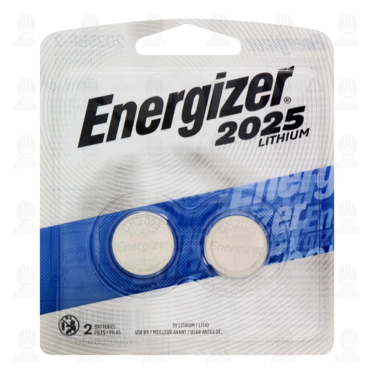 Pilas Energizer de Litio 2025, 2 pzas.