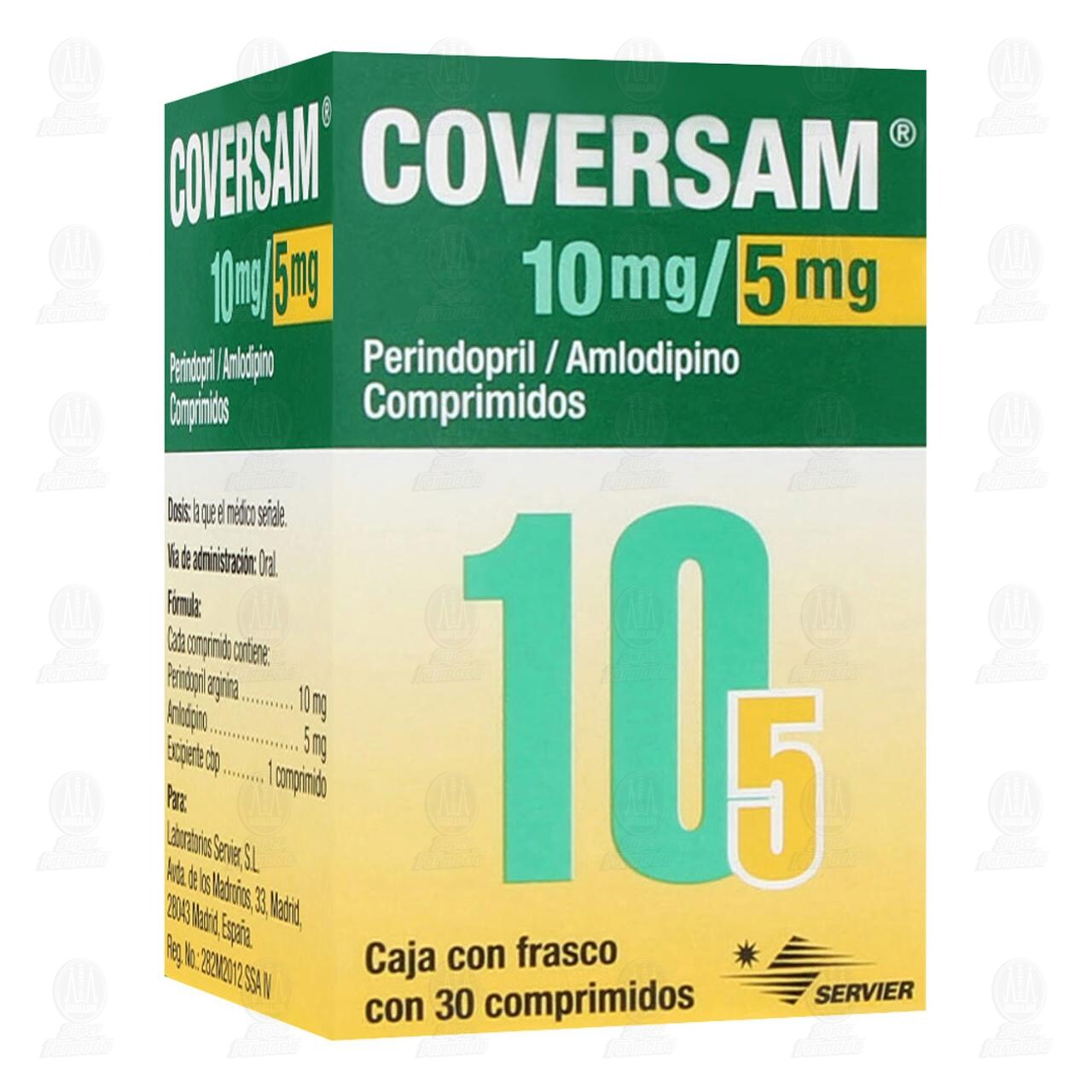Coversam 10mg/5mg, 30 Comprimidos. image number 0