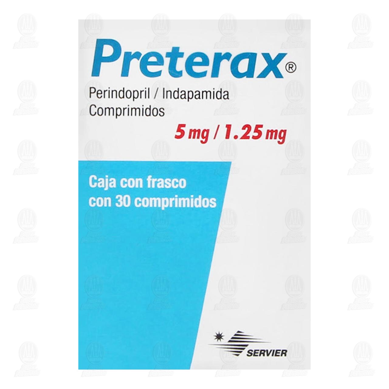 Preterax 5mg/1.25mg, 30 Comprimidos. image number 1