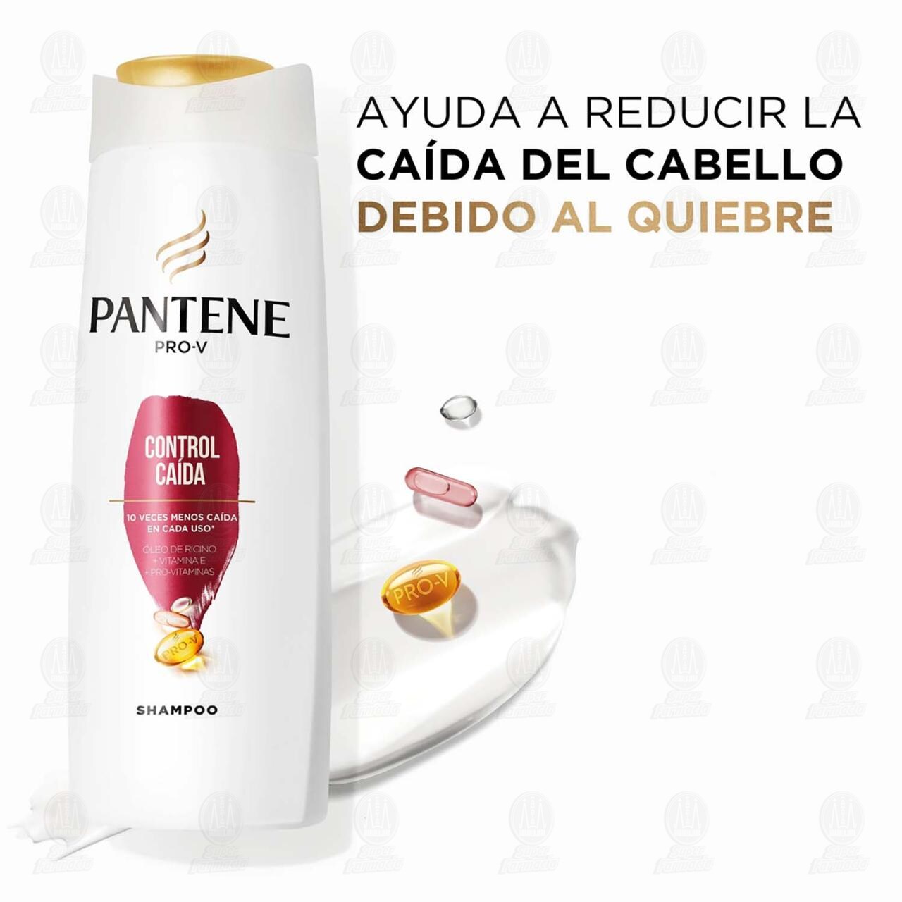 Shampoo Pantene Pro-V Control Ca&iacute;da, 200 ml. image number 2