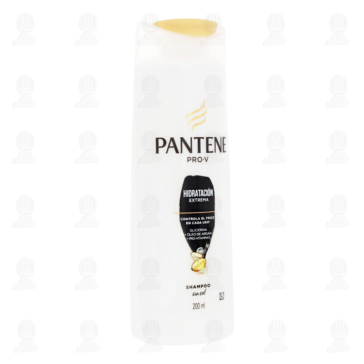 Imagen para Shampoo Pantene Pro-V Hidratación Extrema, fórmula con pro-vitaminas que ayuda a controlar el frizz desde el primer uso. Envase con 200 mililitros.