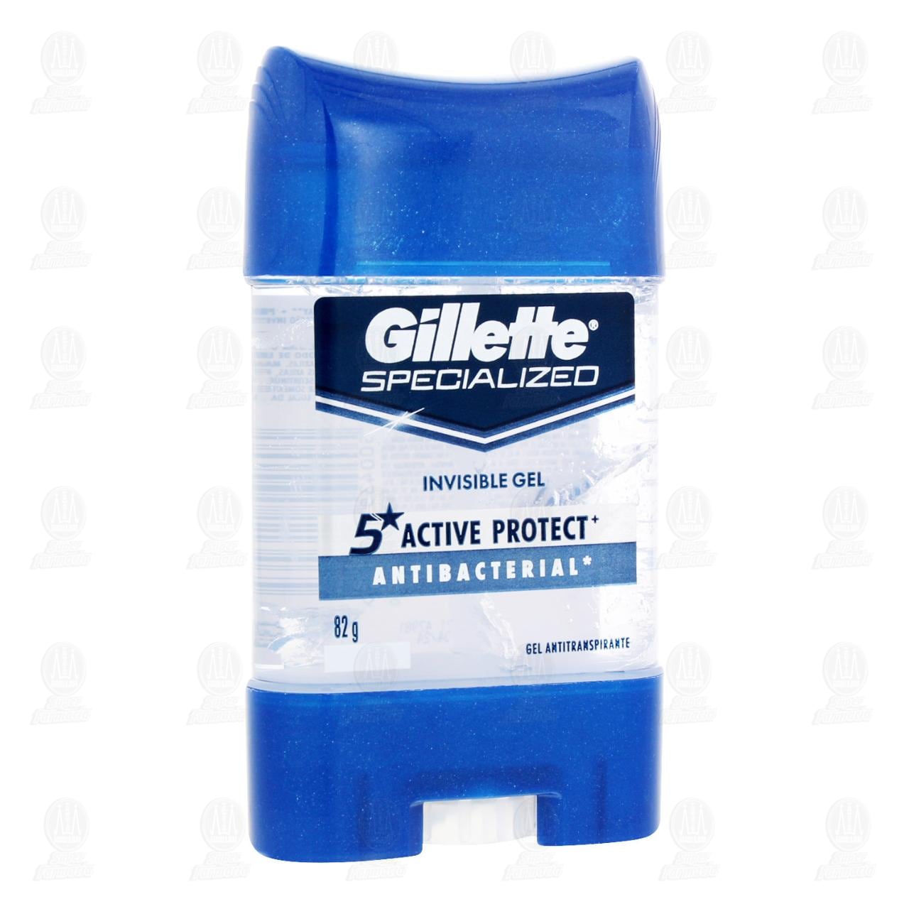 Antitranspirante Gillette Clear Antibacterial en Gel, 82 gr. image number 0