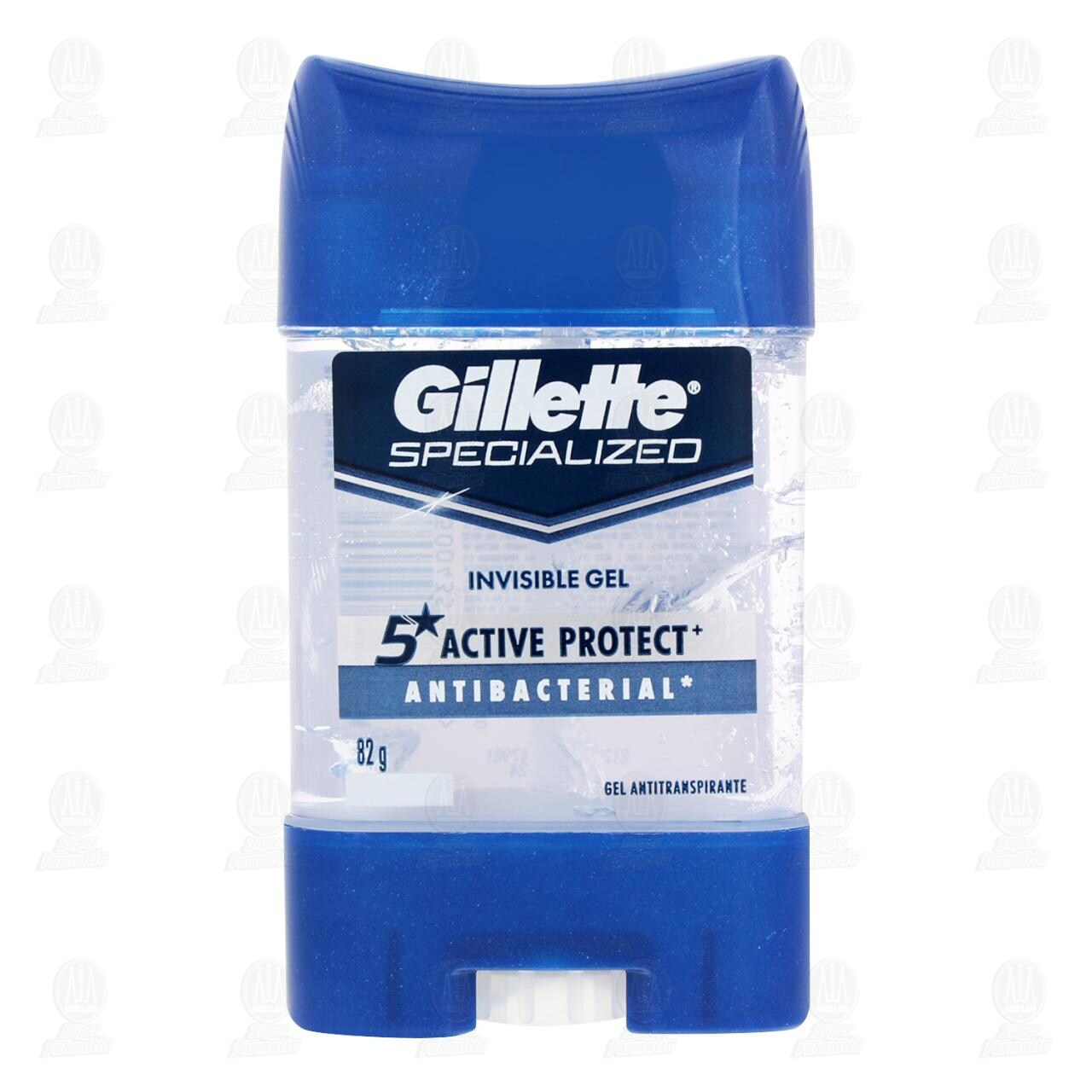 Antitranspirante Gillette Clear Antibacterial en Gel, 82 gr. image number 1