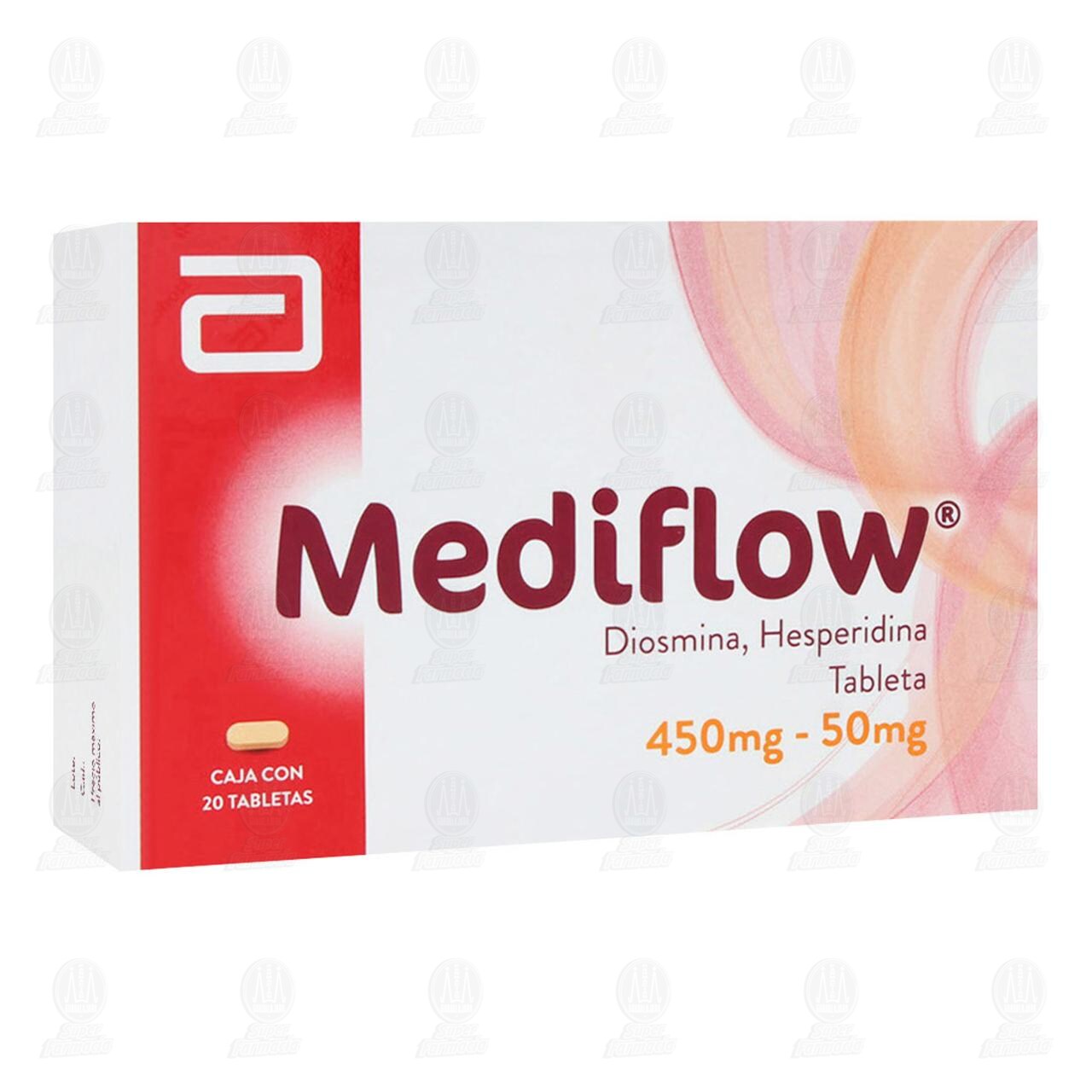 Mediflow 450mg/50mg, 20 Tabletas. image number 0