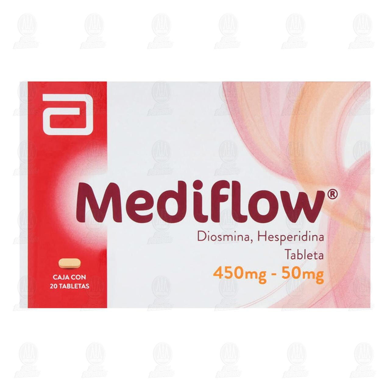 Mediflow 450mg/50mg, 20 Tabletas. image number 1