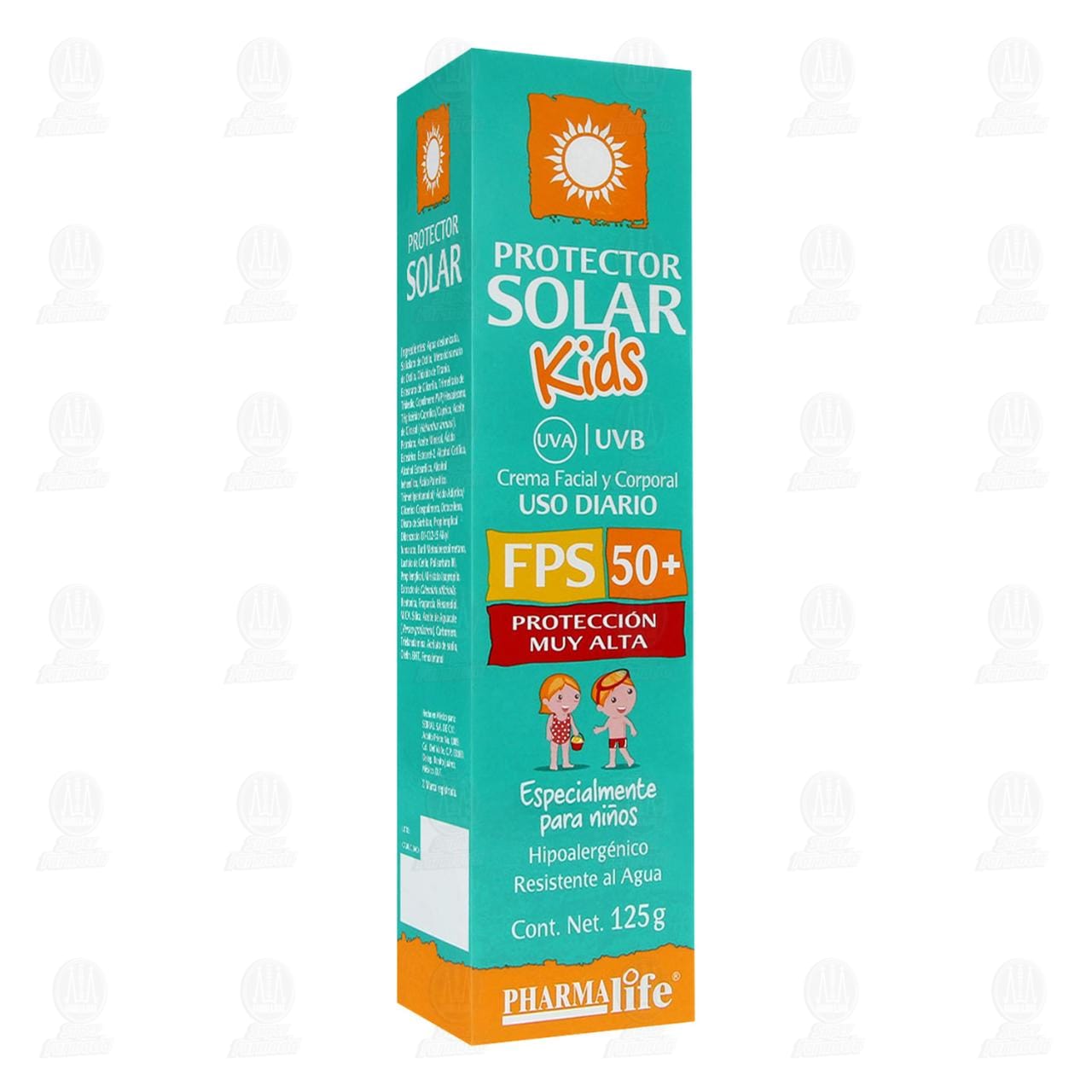 Bloqueador Solar Kids Crema 125gr FPS50+ Pharmalife image number 0