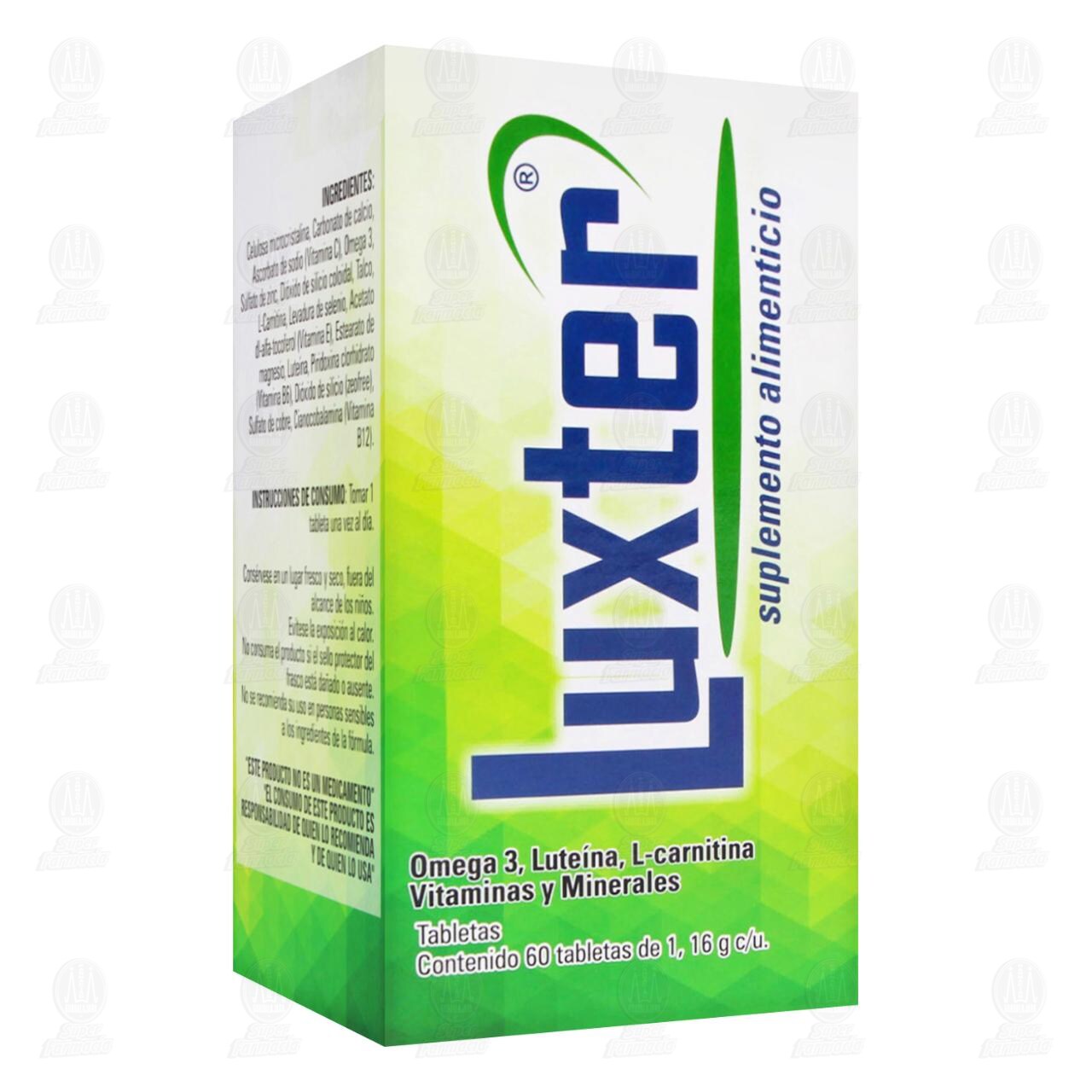 Luxter 1.16 gr, 60 Tabletas. image number 0