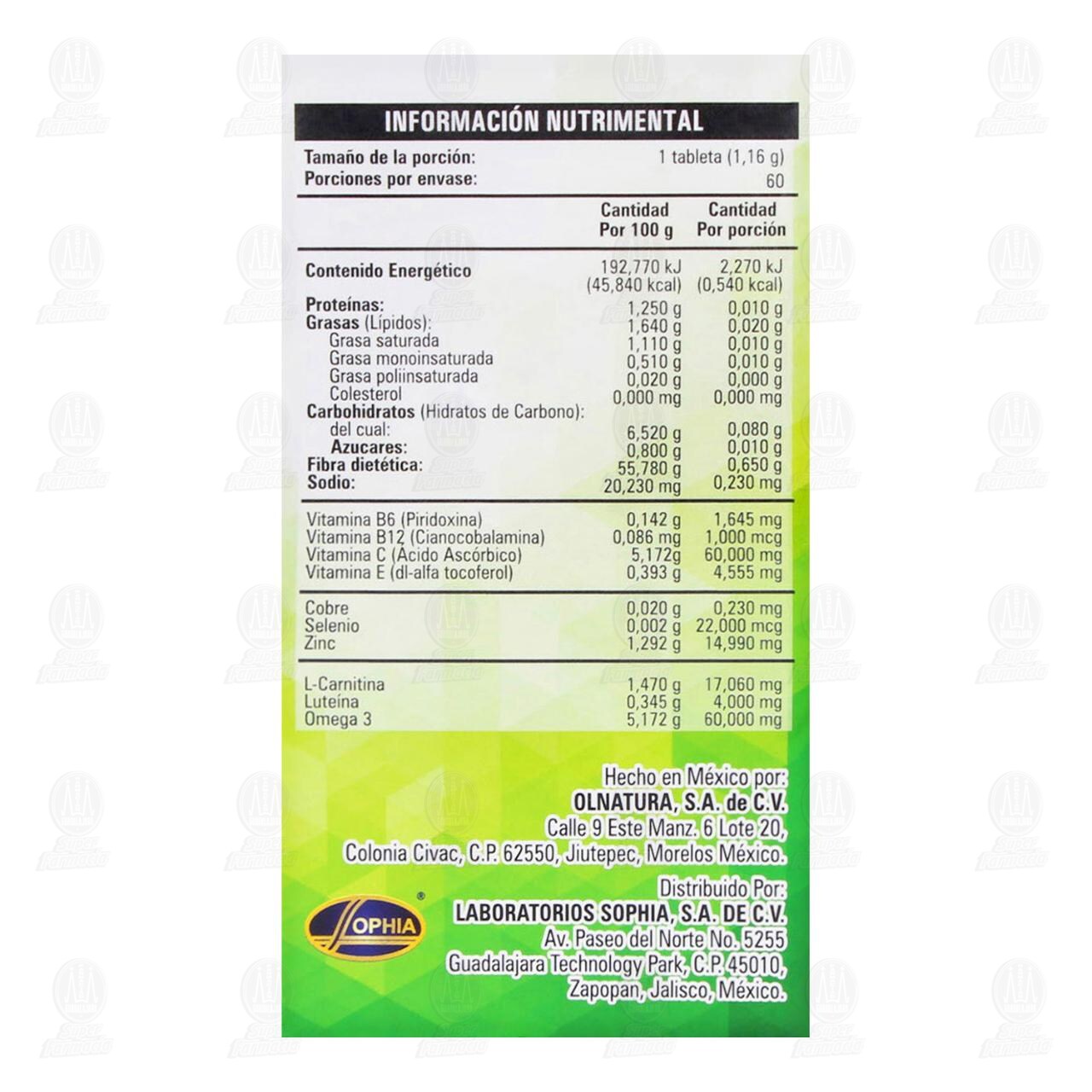 Luxter 1.16 gr, 60 Tabletas. image number 2