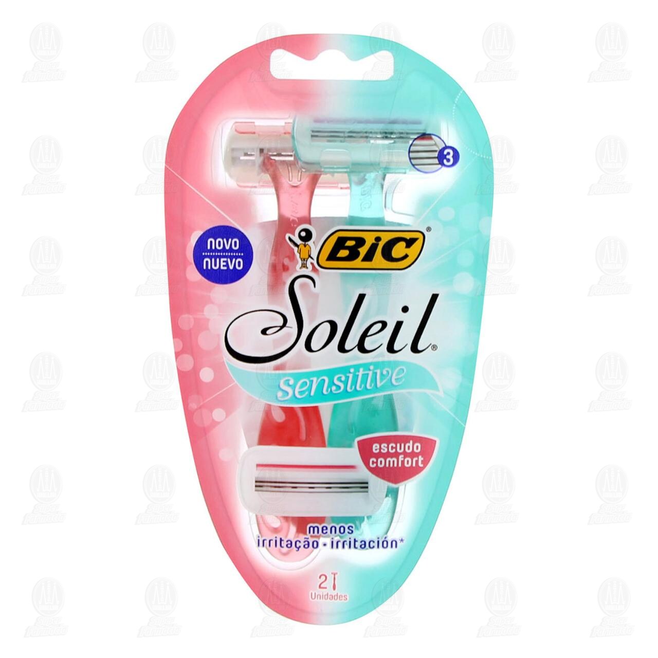 M&aacute;quinas para Afeitar Bic Soleil Sensitive Desechables, 2 pzas. image number 0