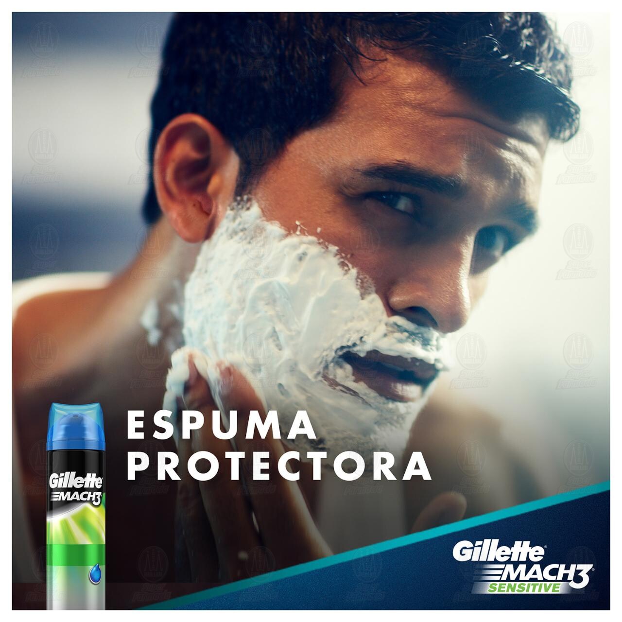 Pack Gel para Afeitar Gillette Mach3 Complete Defense Sensitive, 2 pzas de 200 ml c/u. image number 3