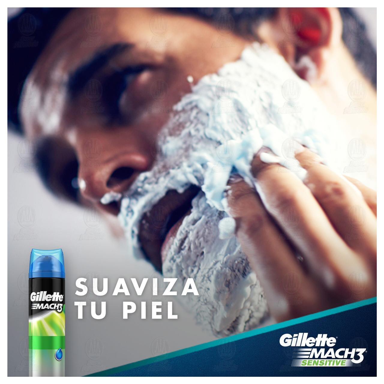 Pack Gel para Afeitar Gillette Mach3 Complete Defense Sensitive, 2 pzas de 200 ml c/u. image number 4